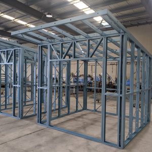Small Buildings - No Permit Required — Steer Manufacturing steel frame component