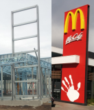 commercial steel frame