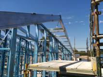 steel house frame