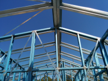 steel house frame