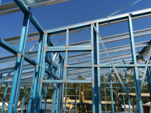steel house frame