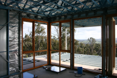 Construction of steel frame house in Wandong