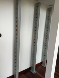 Installation of steel wine racks